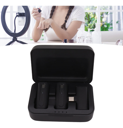 Micrófono Inalámbrico Lavalier Solapa Para iPhone Y Android