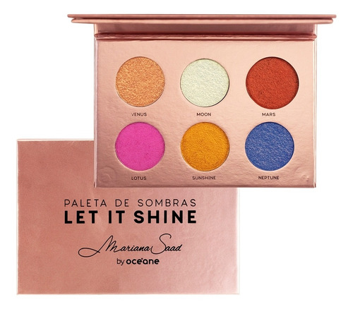 Imagem 1 de 2 de Let It Shine Mariana Saad - Paleta De Sombras