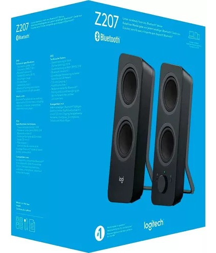 Cornetas Bluetooth Logitech Z207 2.0. Multidispositivo