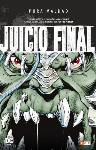 Pura Maldad Juicio Final Superman Dc Ecc Comics Robot Negro