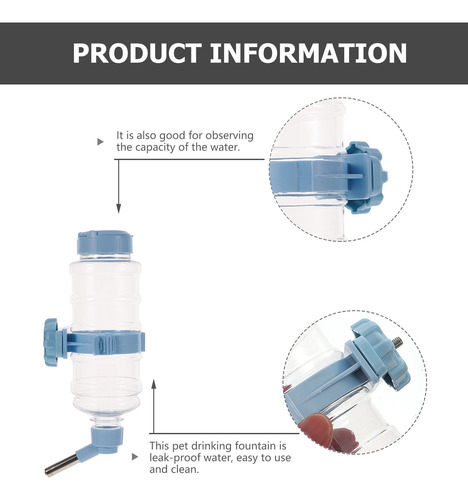 Fuente Colgante Para Conejos Con Alimentador De Agua Para Ch