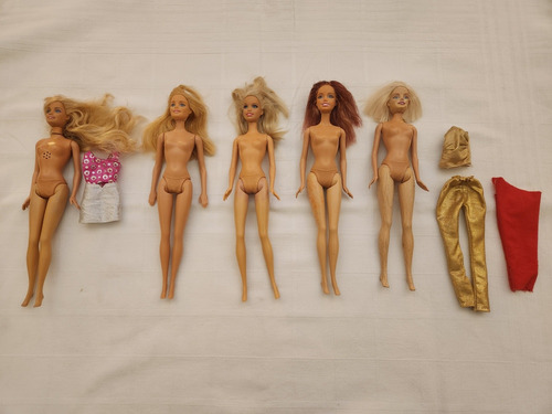 Lote Muñecas Barbie Originales Varios Modelos Mattel (Usado)