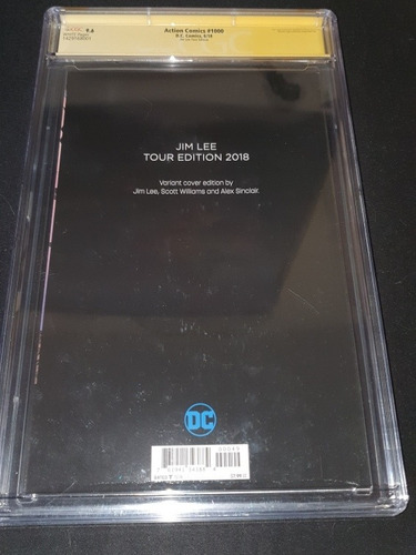 Cgc Superman Action Comics #1000 Tour Cover Jim Lee
