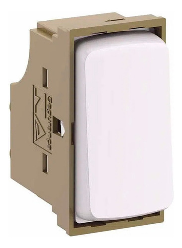 Módulo Interruptor Intermediário 1 Posto 10a Branco Zeffia