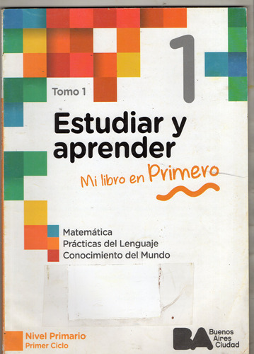 Estudiar Y Aprender 1 - Tomos 1 Y 2 - Usados 