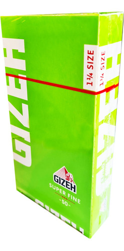 Caja Papelillos Gizeh Verde Super Fine 1 1/4