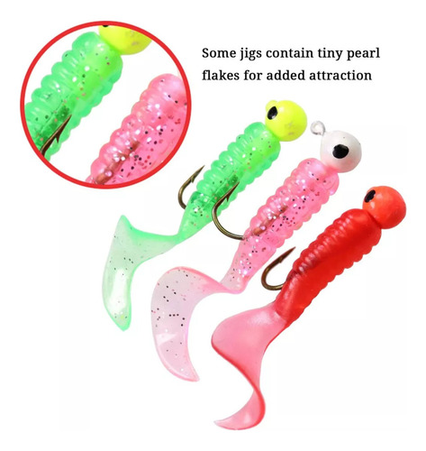 17 Señuelos Pesca Vinilos Adkar Articulos De Pesca 6g 7cm