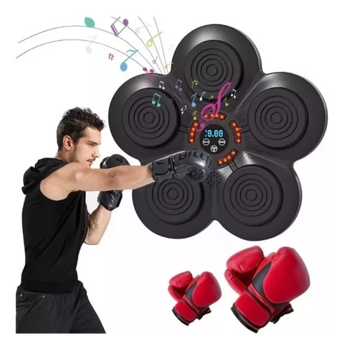 Máquina De Boxeo Electrónica Para Niños Con Guantes