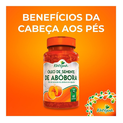 Imagem 5 de 6 de Óleo De Semente De Abóbora - 3x 60 Cápsulas - Katigua