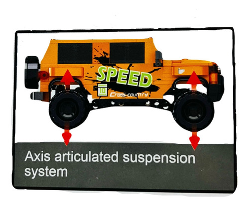 Lego Armable 4x4 Grande 331pcs Camioneta S-dynamo Off-road