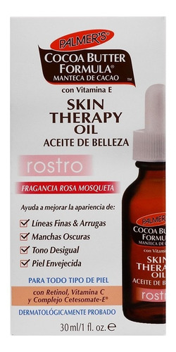 Aceite De Belleza Skin Therapy Oil Rostro Palmer´s 30 Ml