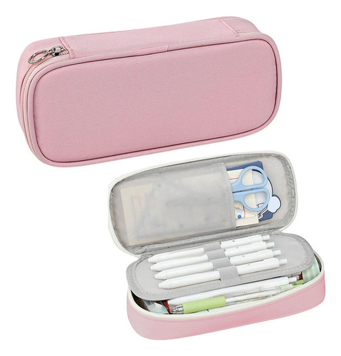 0 Case De Lápiz De Oxford, Papelería De Bolígrafo Rosa
