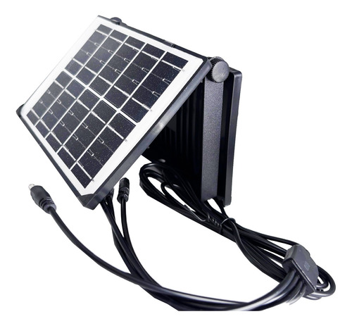 Panel Solar Plegable Multiuso Linterna Minero Carga Celular