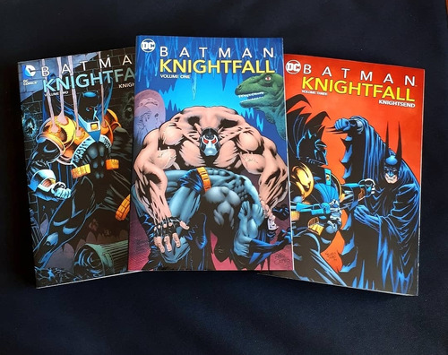 Batman Knightfall Completo - En Inglés Nuevo - 3 Tomos | Envío gratis