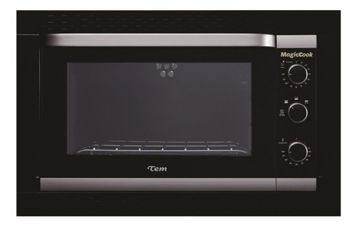 Horno empotrable eléctrico Tem Magiccook 44L negro 220V