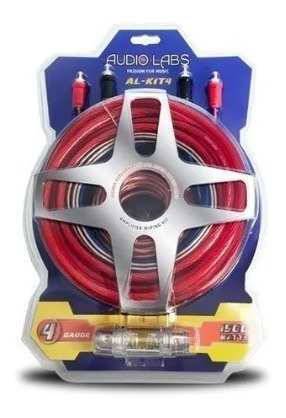  Kit De Instalación Audio Labs Adl-kit4 Cal. 4 Profesional