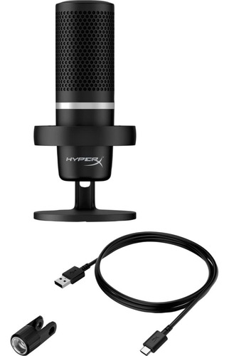 Hyperx Duocast: Micrófono De Condensador Usb Rgb Para Pc,...