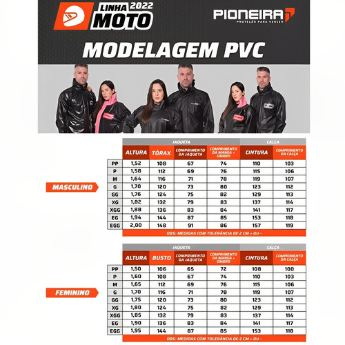 Capa Moto Chuva Impermeavel Pioneira Storm Linha Combate Pvc