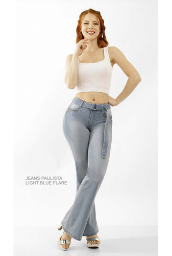 Jeans Flare Paulista Ligth Blue Divine