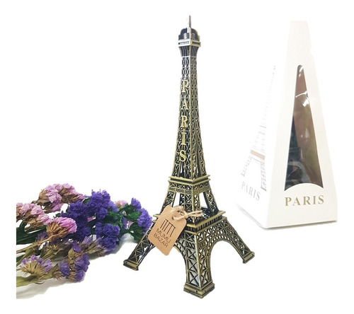 16 Torres Eiffel Ifel Eifel Francia Metal Chica 18cm Alto