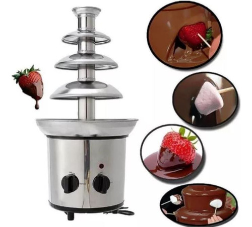 Fuente Chocolate Fountain Para Fondue De Chocolate 4 Niveles