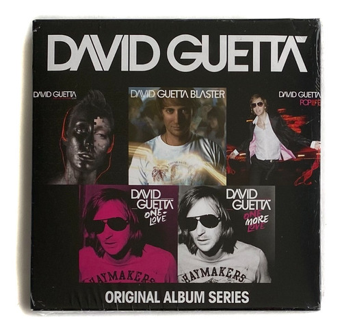 Box 5 Cd´s David Guetta Original Album Series / Nuevo 