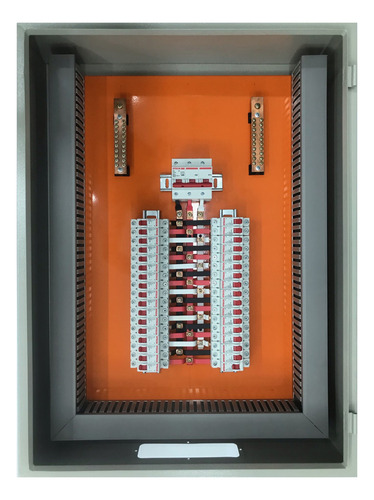 Quadro Distribuição 34 Polos Sobrepor C/kit Trifásico 100a