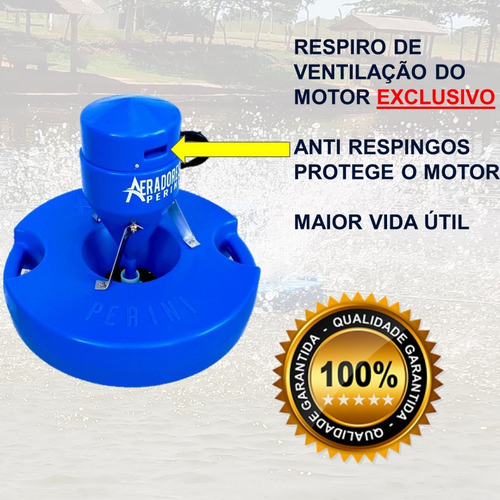 Aerador Piscicultura Chafariz 0,5cv 500mts 12x Sem Juros