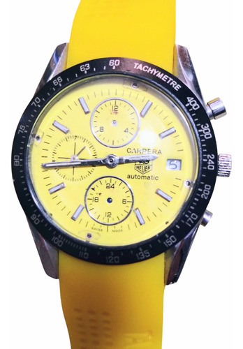 Reloj Tag Heuer Carrera Automático Amarillo Negro Amarillo (Usado)