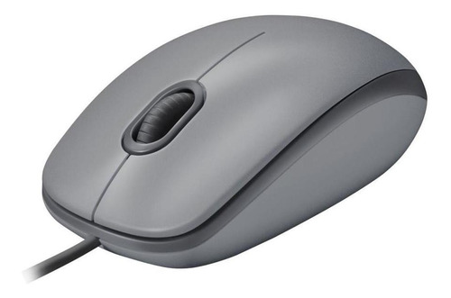 Mouse Com Fio Silencioso Logitech M110 Silent Cinza