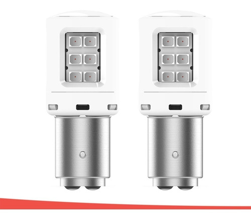 Imagem 4 de 7 de Kit Lâmpada Philips Led Ultinon P21/5 2 Polos Freio Lanterna