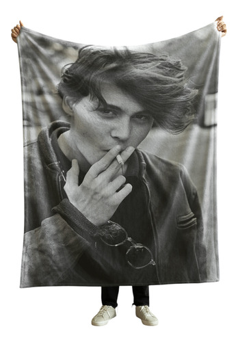 Cobija Frazada Manta Varios Diseños Regalo Para Maestros Johnny Depp Frazada Ligera 110x160cm