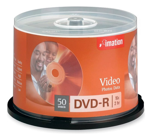 Dvd -r 16x 2hr Virgen Torre De 50 Marca Imation