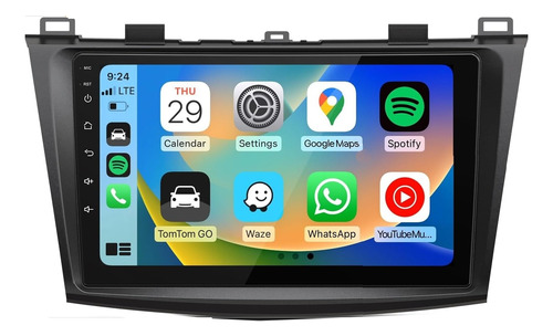 Radio Mazda 3 De 4gb Android Carplay. + Conector + Camara