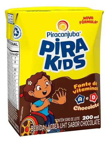 Piracanjuba PiraKids achocolatado 200ml