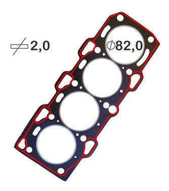 Junta Cabecote Fibra Alfa Romeo 156 2.0 16v 165cv Gas 02/03