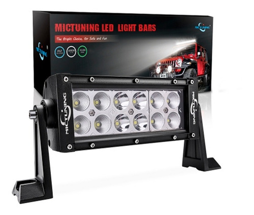 Barra De Luz Led 7.5 PuLG Mictuning 36w Off Road Jeep Suv