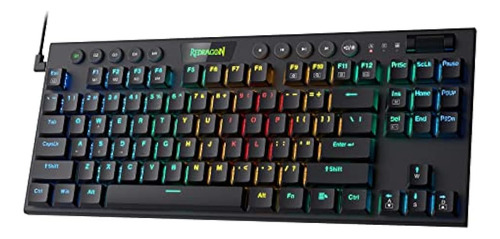 Teclado mecânico Redragon K622 Horus Tkl Rgb, teclado para J