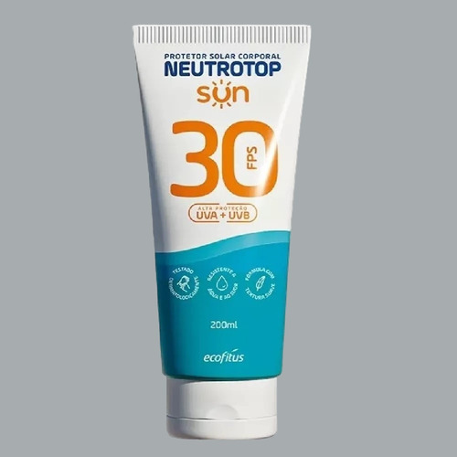 Protetor Solar Corporal Neutrotop Sun Fps30 200ml - Ecofitus