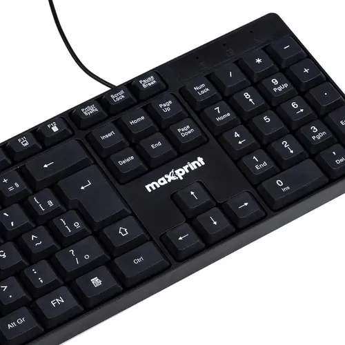 Teclado Officeeasy Com Fio Usb2.0 Preto - 60000153 Maxprint