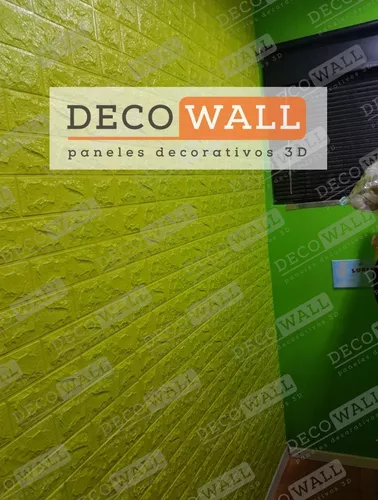 Pared Revestimiento Decowall Con Relieve Autoadhesiva Madera - $ 4.900