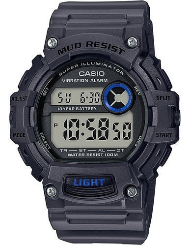 Reloj Casio Trt-110h-8av Sumer Wr 100m Color de la malla Gris oscuro Color del bisel Gris oscuro Color del fondo Gris