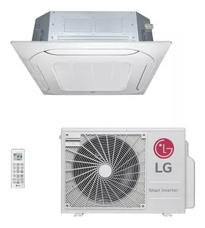 Aire Acond LG Split Cassette Inverter Frío/calor 18000 Btu