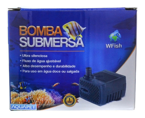 Bomba Submersa 300l/h 220v Wfish Wf-300