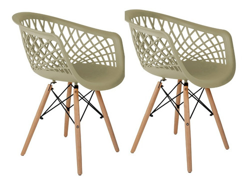 2 Cadeiras Web Cloe Clarice Sidera Base Dsw Artiluminacao