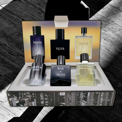 Mini Set De 3 Pzs Perfumes Fragancia 30ml Caballero Men