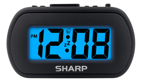 Sharp Reloj Despertador Digital  Estuche Tactil Acabado