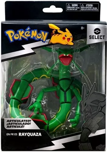 Brinquedo Boneco Pokemon Select Rayquaza Articulado 2673