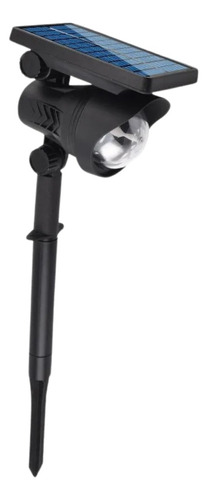 Lampara Estaca Luz Led+panel Solar Césped Jardín Montable