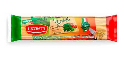 Spaghetti Lucchetti Vegetales 200 Gr